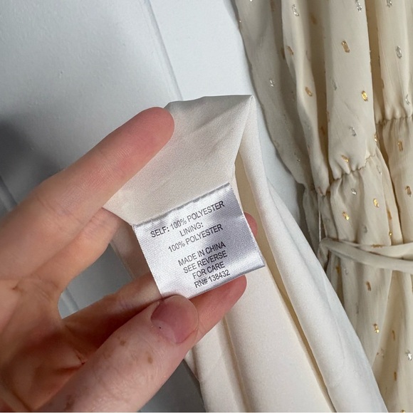 NWT ModCloth Illuminated Elegance Chiffon Maxi Dress Ivory Wedding Bridesmaid - Picture 10 of 11